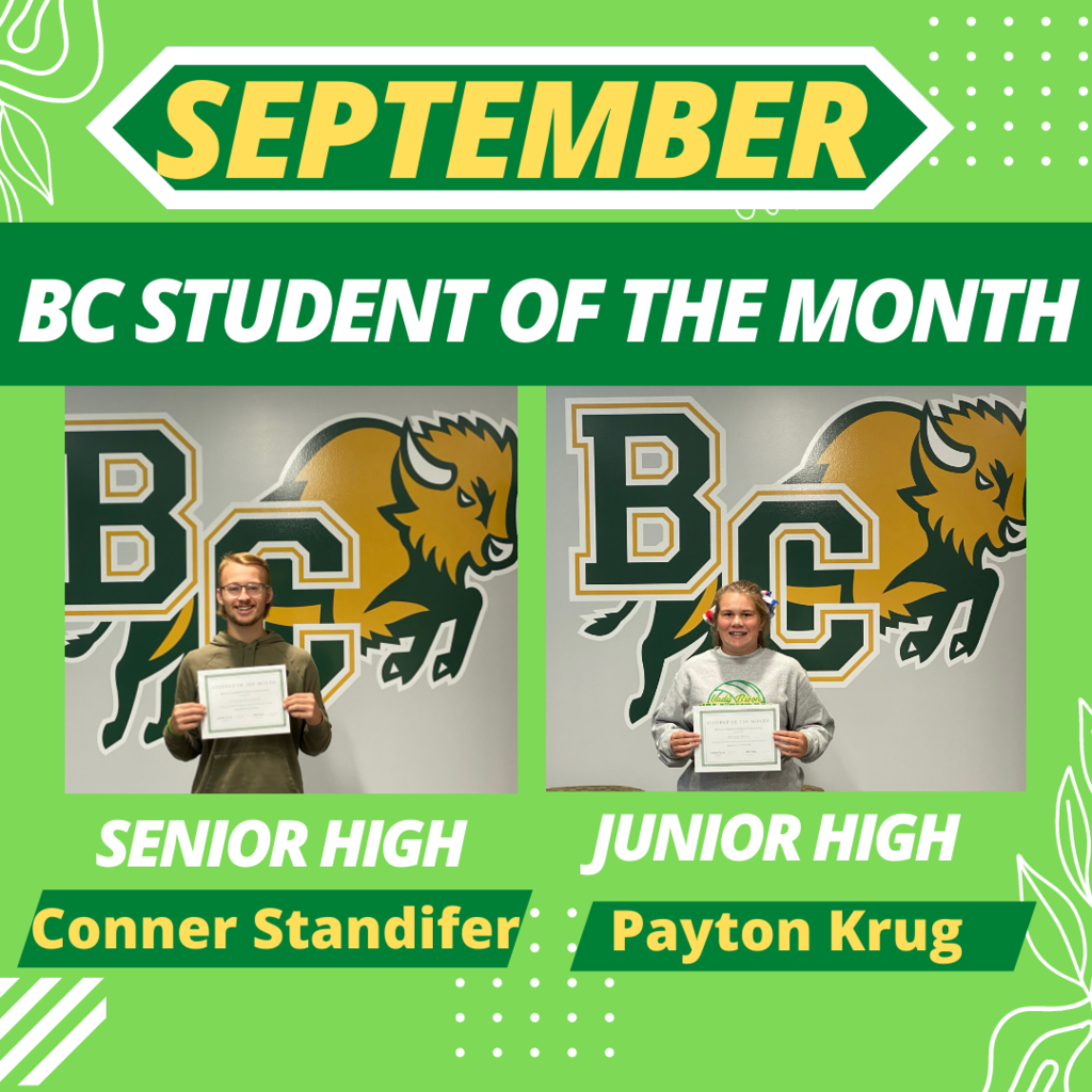 September Student of Month